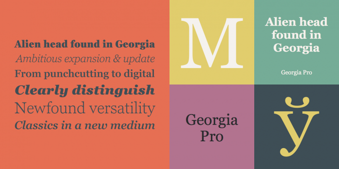 georgia pro light font free download