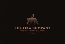 Logo design by Joe White for the Fika Company, a premium coffee roastery.