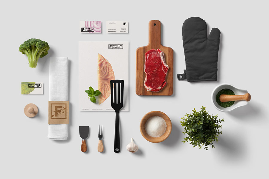 Food Lab Studio Identity by LANGE & LANGE