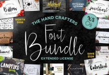 A font bundle consisting of handcrafted typefaces by Michael Gilliam of Flycatcher Design.