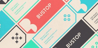 BUSTOP brand identity design by Firas Said, an art director from Kuwait.