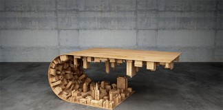 The Wave City Coffee Table Stelios Mousarris.