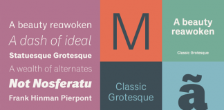 Classic Grotesque font family from Monotype.