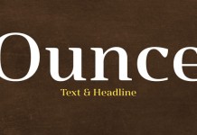 Ounce font family from Typomancer.