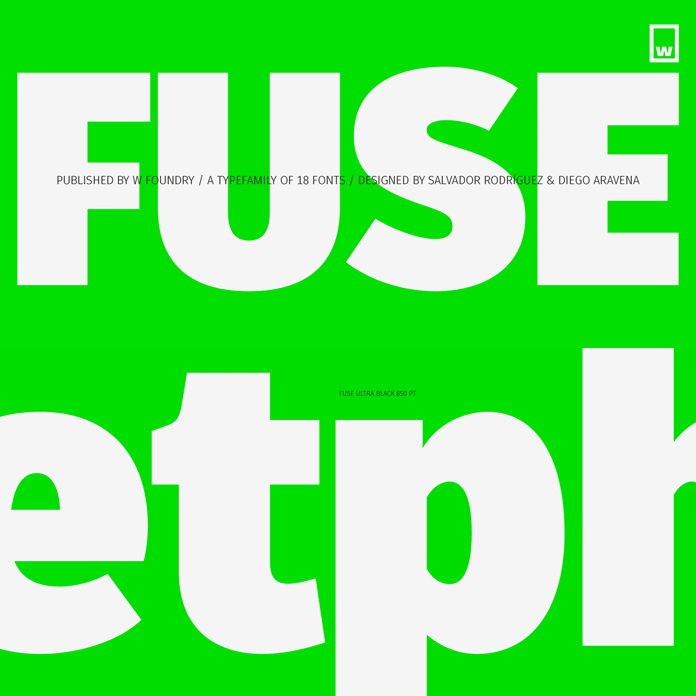 Fuse font family from Without Foundry.