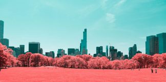 Infrared New York City, a photo series by Paolo Pettigiani.