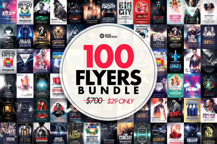 Download 100 flyer templates.