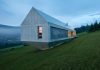 Situated on a hillside.