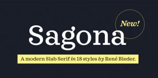 Sagona font family by Rene Bieder.