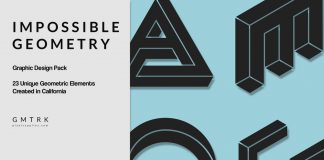Impossible Geometry – surreal graphic design pack.