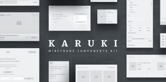Karuki Wireframe Kit.