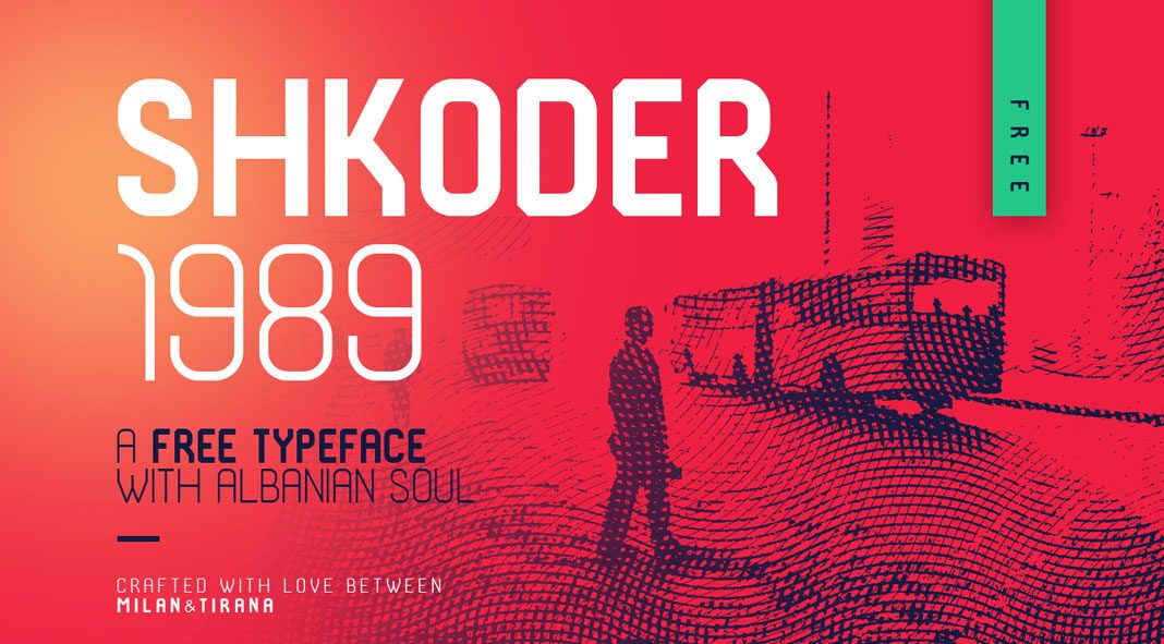 Shkoder 1989 - Free Typeface