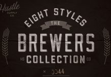 Brewers Font Collection 8 Fonts from Hustle Supply Co.