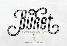 Buket font collection by Ahmet Altun.