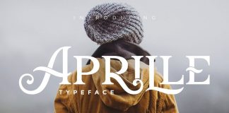 Aprille typeface by Victor Barac.