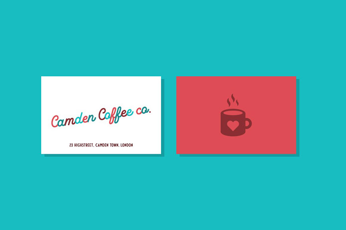 Coffee business cards.