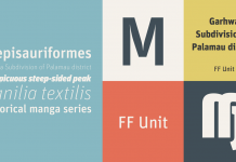 FF Unit font family from FontFont.