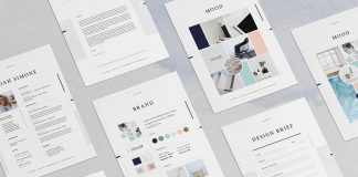 Design collection - brochure print templates from Moscovita.