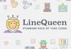 Line Queen icons.