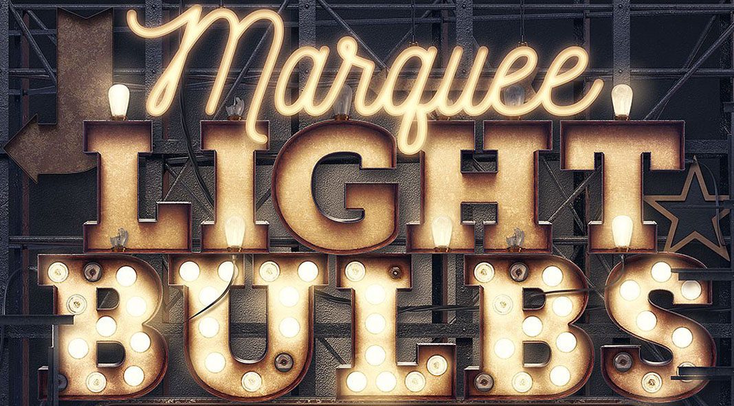 Marquee Light Bulbs - Front View