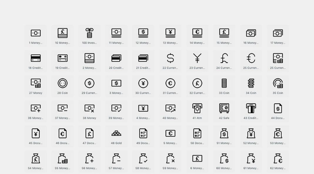 Mixnimal – 1620 line icons collection
