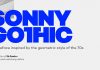 Sonny Gothic font family from W Foundry.