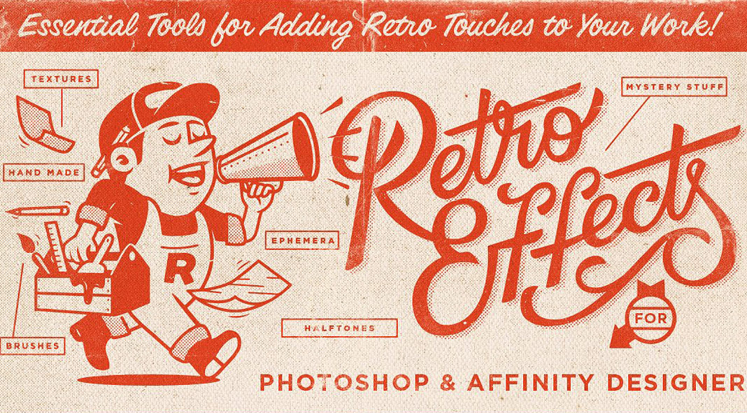 RetroGlitch  Retro Photoshop Glitch Effect - RetroSupply Co.