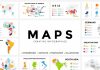 Infographic maps in PPT, PPTX, KEY, PSD, EPS, AI and JPEG files.