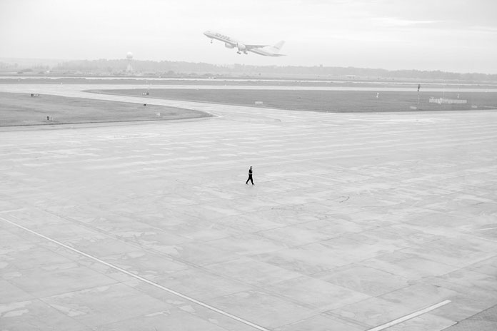 On His Own – photo series by Pawel Franik, walk and fly
