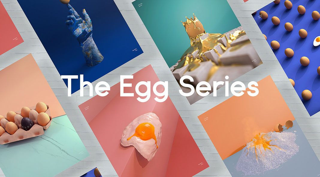 The egg series by Nidia Dias.