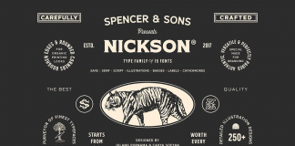 S&S Nickson Font Bundle.