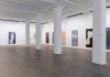 Installation view of Sam Moyer: Wide Wake at Sean Kelly gallery in New York City, Image by JSP Art Photography