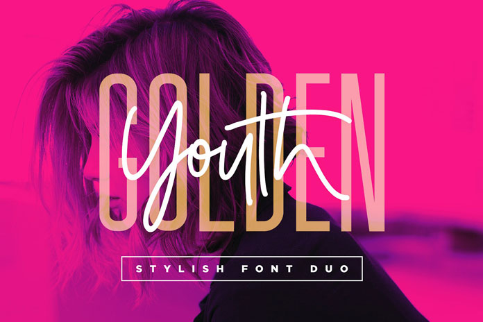 Golden Youth – font duo by Sam Parrett.