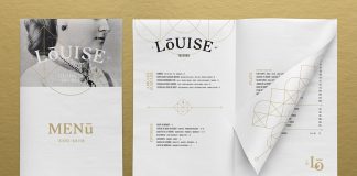 Taverne Louise - graphic design and branding by Agency lg2.