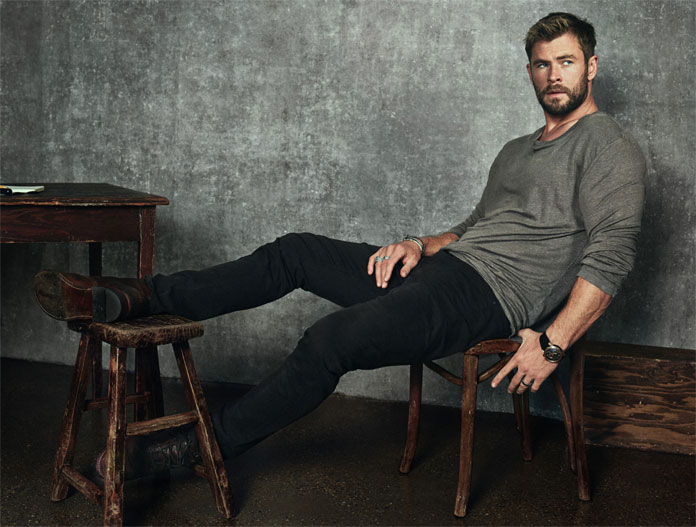 Michael Schwartz Photography, Image from a shoot with actor Chris Hemsworth.
