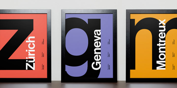 Typographic poster design.