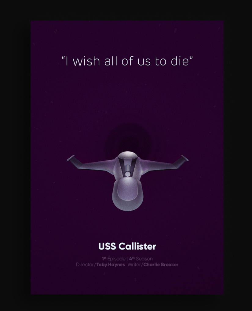 Black Mirror, 1st episode, 4th season, USS Callister