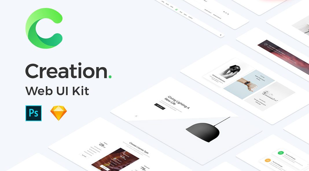 Creation Web UI kit.