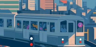 The Great New York Subway map • Moma 2018 - illustrations by Emiliano Ponzi.