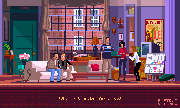 What is Chandler Bing's job?