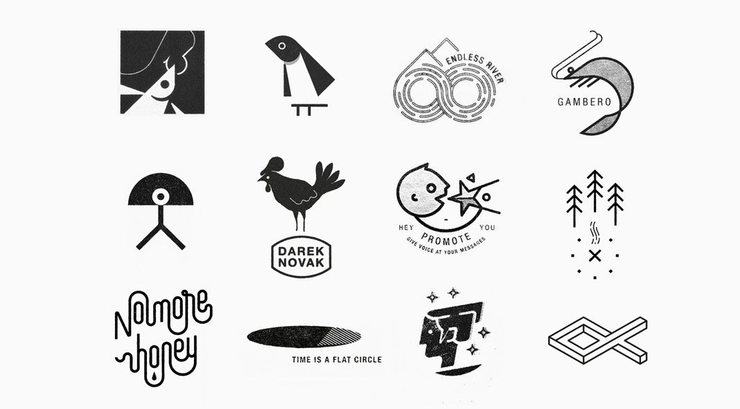 Little marks and logo designs by vacaliebres aka Alberto Vacca Lepri.