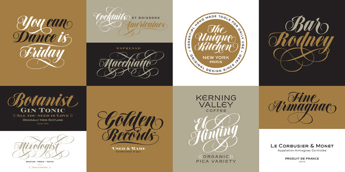 The fonts can be used for designing menus, liquor labels, coffee shops, restaurants, and various signs.