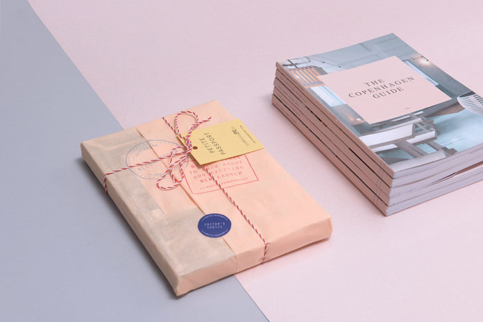 A design concept inspired by passport and visa stamps.