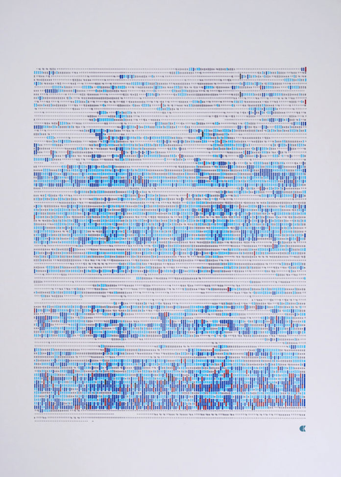 Music Generated Pattern Graphics by Gunther Kleinert
