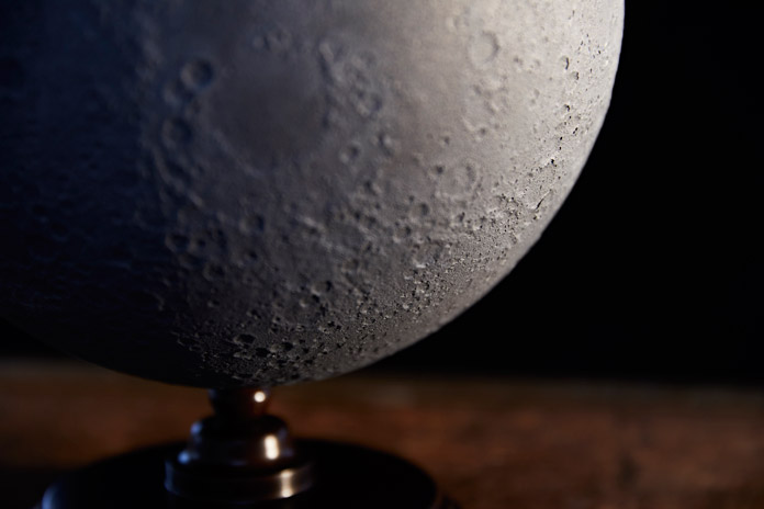 A new moon globe has been made.
