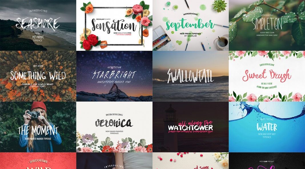 Download professional fonts with extended license