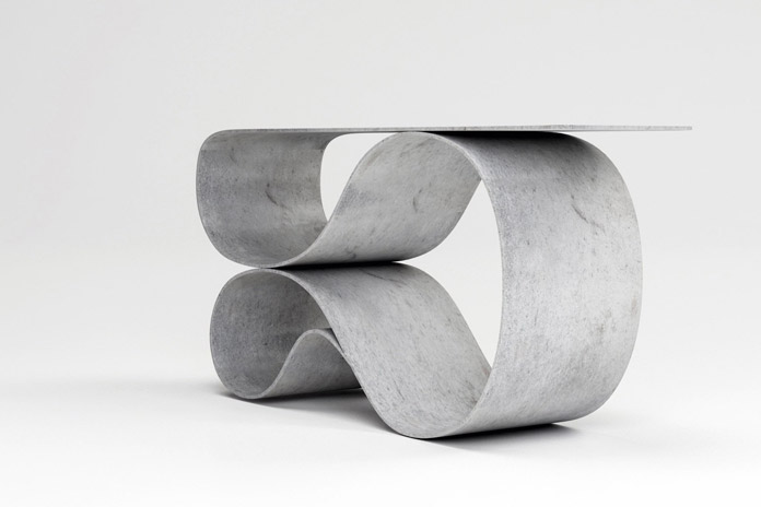 Concrete Canvas table by Neal Aronowitz.