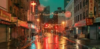 Chinatown, New York City by Ludwig Favre.