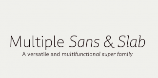 Multiple font family from Latinotype