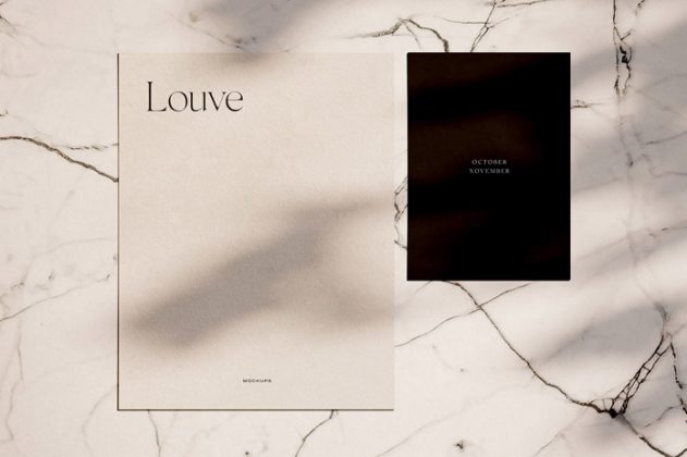 Louve – Stationery Mockup Kit Scene Creator